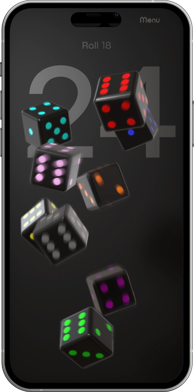 app screenshot real dice