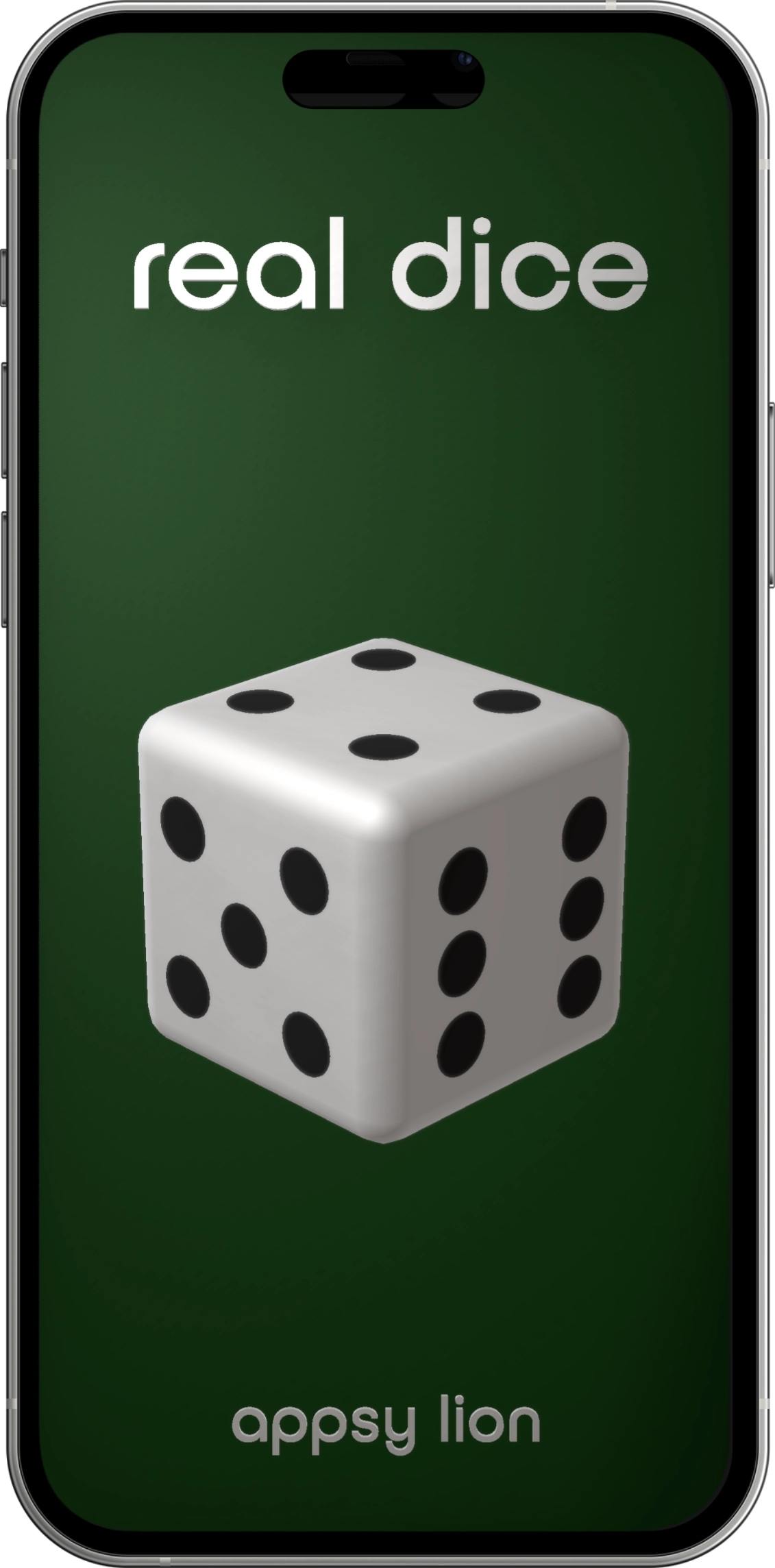 app screenshot real dice